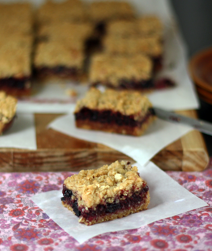 Berry crumble slice « Food4Thought